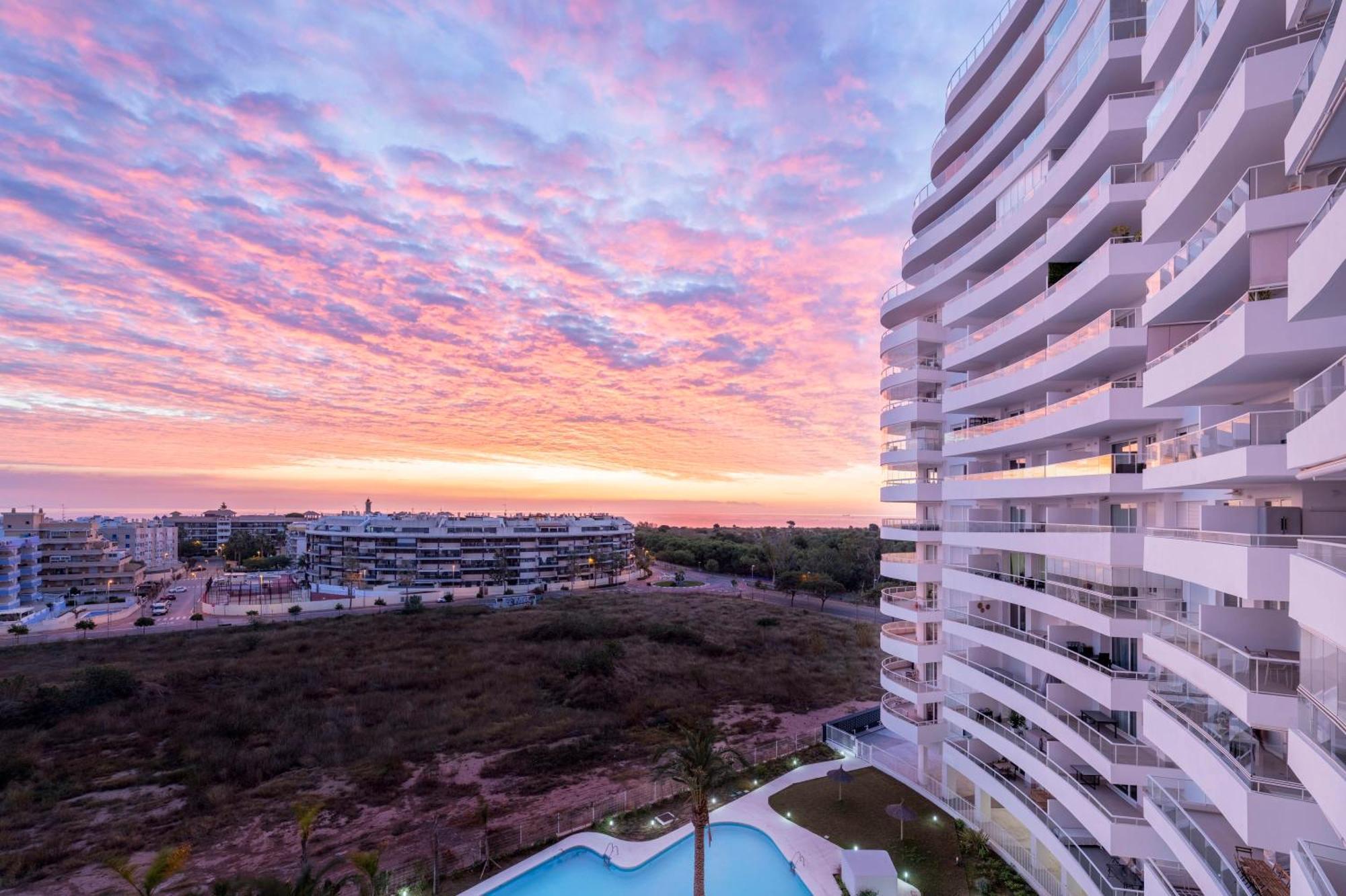 Gran Canet 2Br! Walk To Beach, Sea View, Sauna & Gym Canet d'En Berenguer Esterno foto